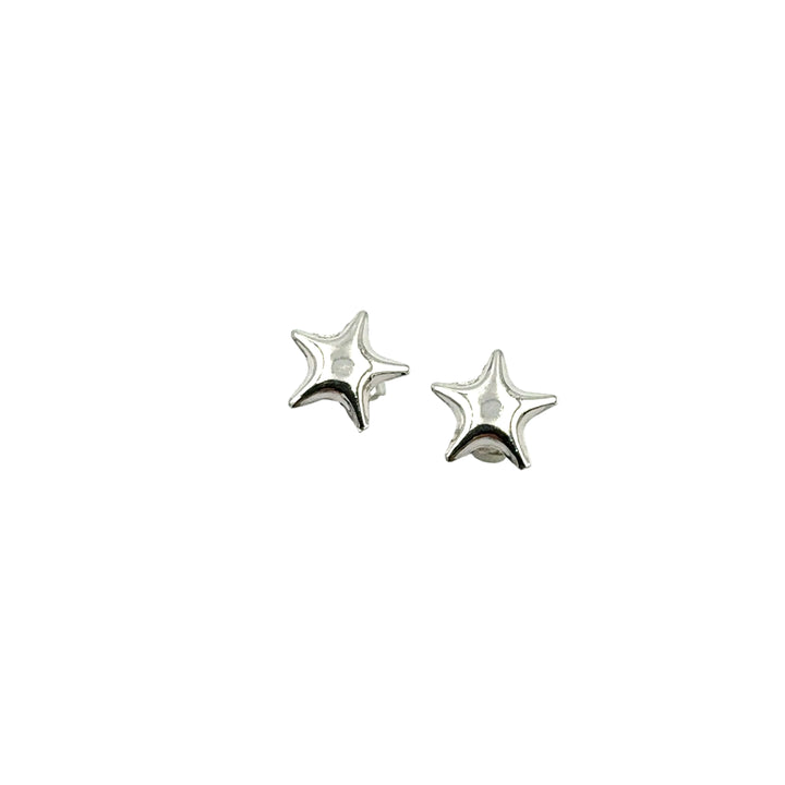 Yellow White Gold Earrings