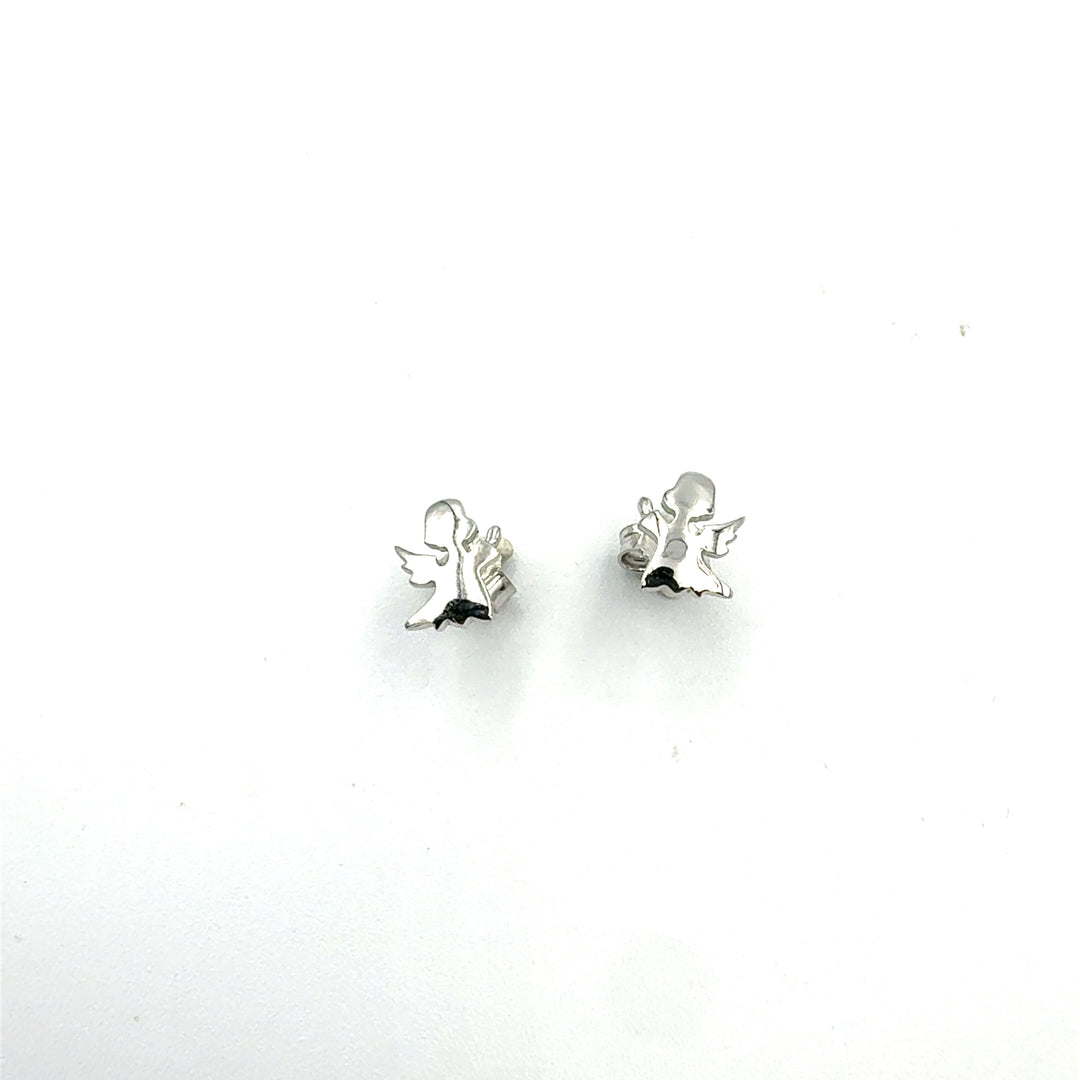 Yellow White Gold Earrings