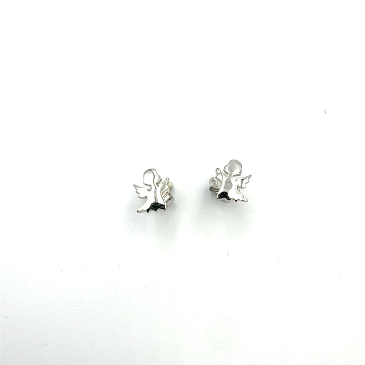 Yellow White Gold Earrings