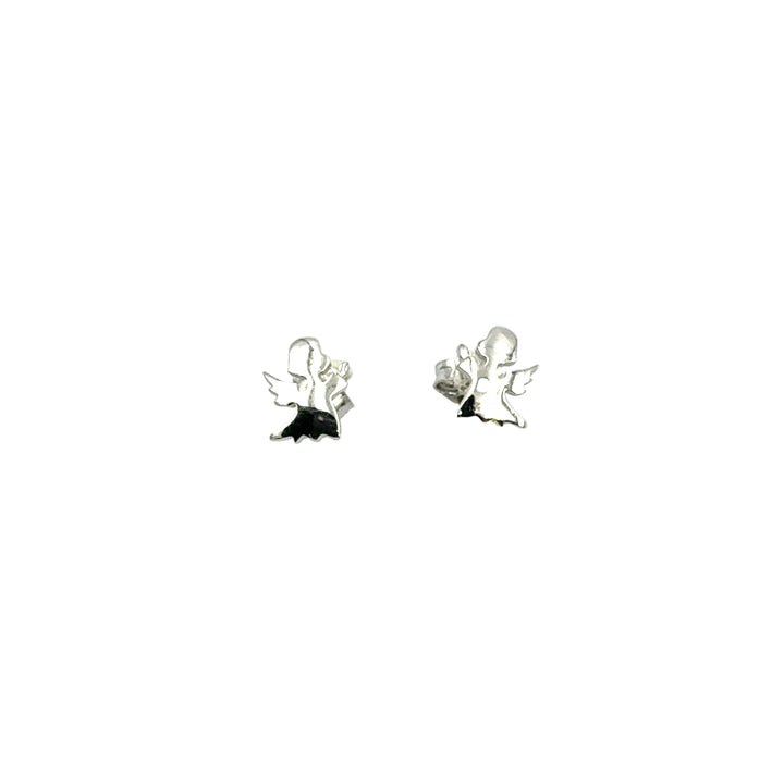 Yellow White Gold Earrings