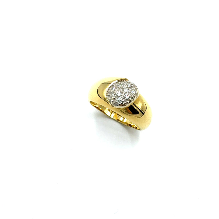 Genuine Green Zircon Ring