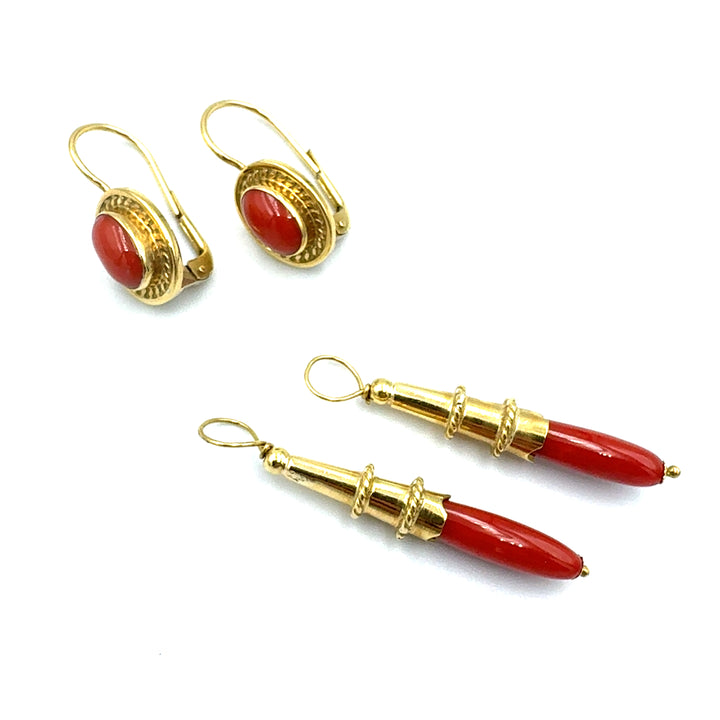 Square Yellow Gold Hoop Earrings