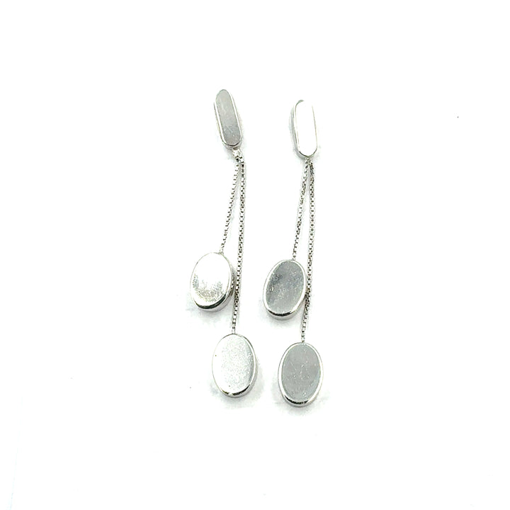 Orecchini Oro Bianco Pendenti