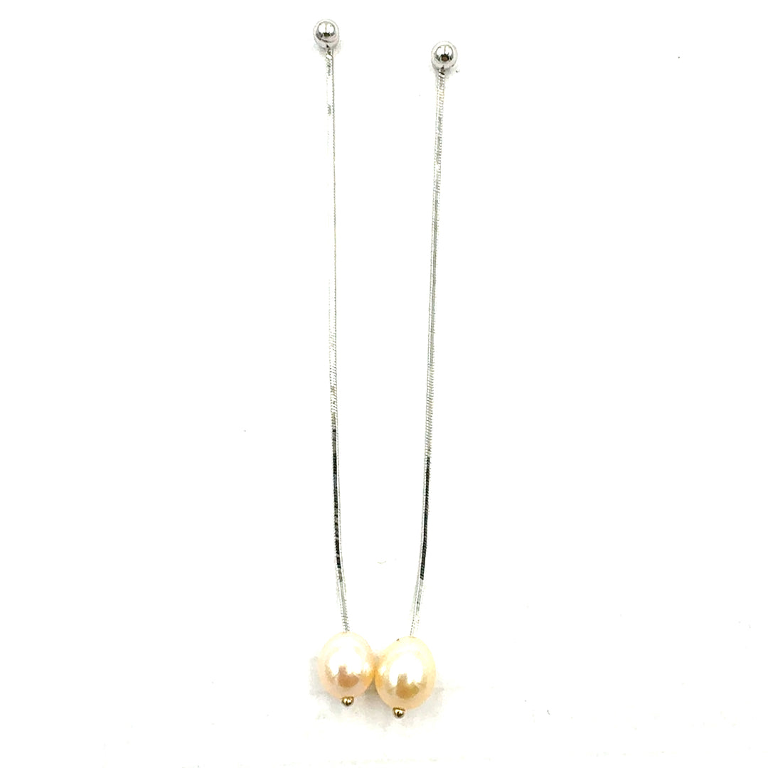 Orecchini Oro Bianco Pendenti