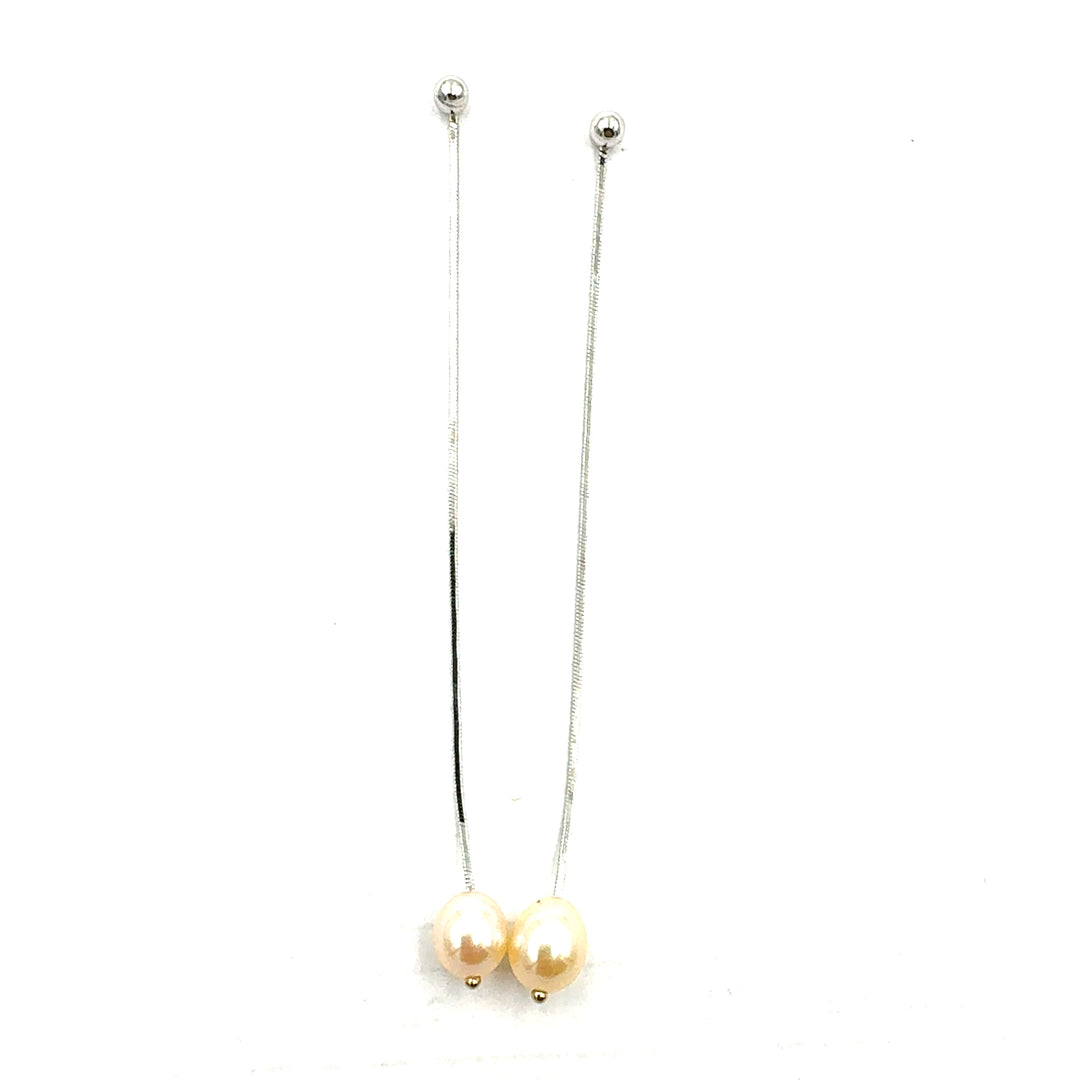 Orecchini Oro Bianco Pendenti