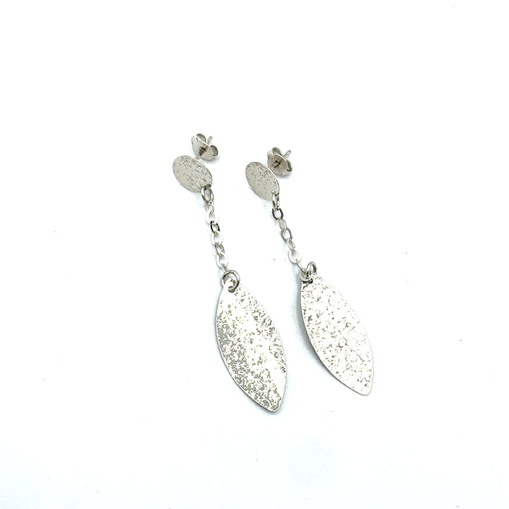 Orecchini Oro Bianco Pendenti