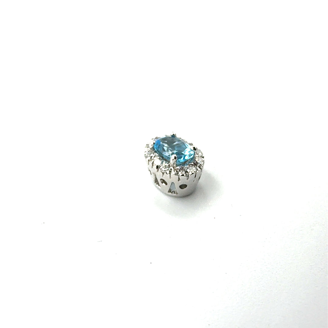 White Gold Pearl Pendant