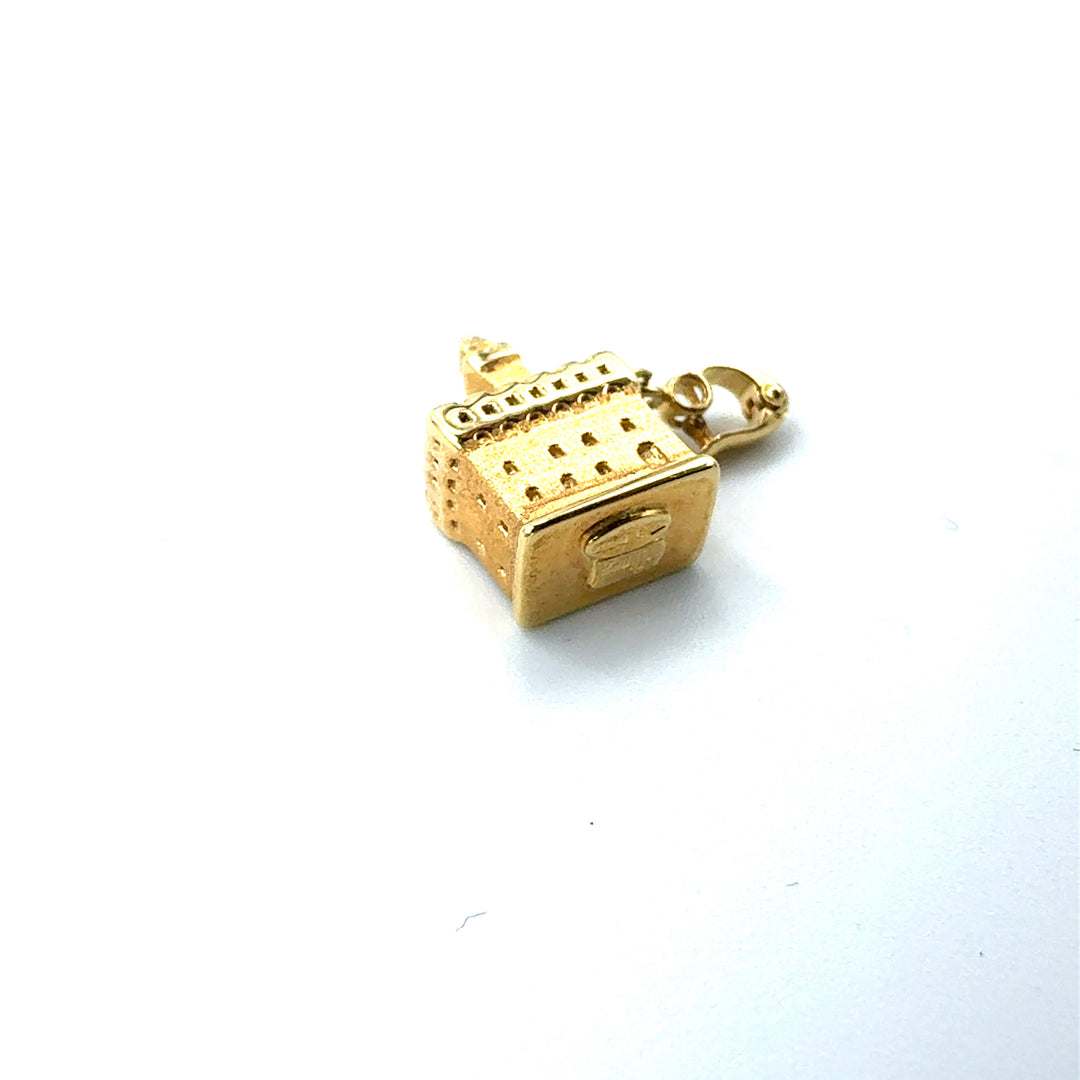 Yellow Gold Helm Pendant