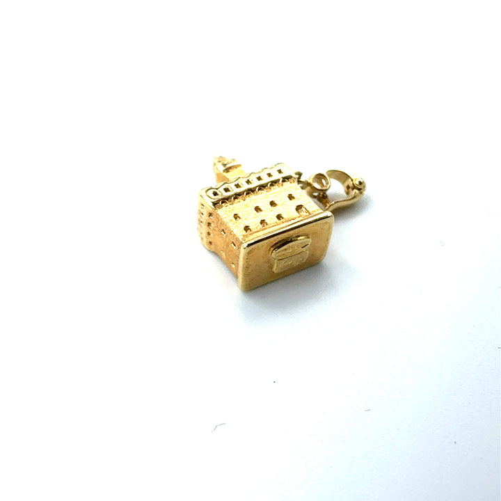 Yellow Gold Helm Pendant