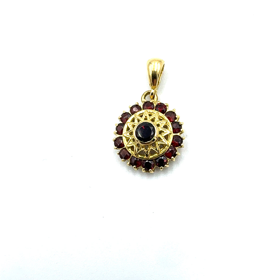 Mina Pendant Charm with Stones