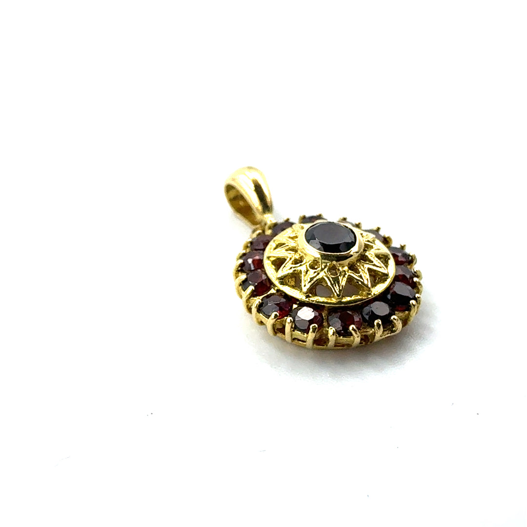 Mina Pendant Charm with Stones