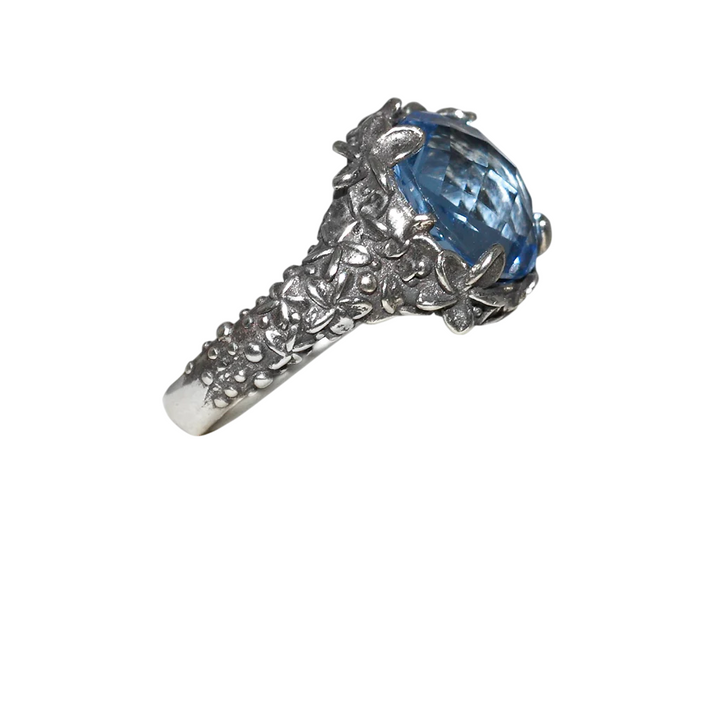 Anello Gold Art Frangipane Quarzo Idrotermale