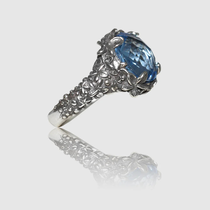 Anello Gold Art Frangipane Quarzo Idrotermale