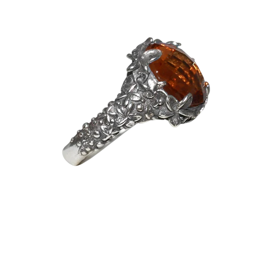 Anello Gold Art Frangipane Quarzo Idrotermale