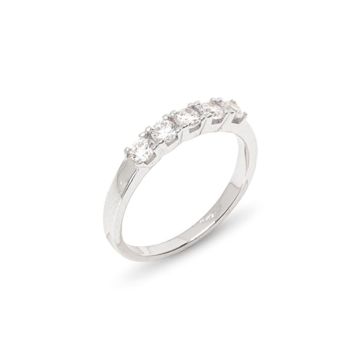 Anello Rivieretta Zirconi  Anellissimi