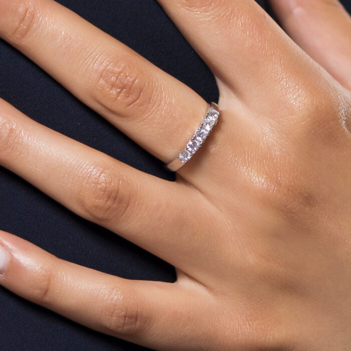 Anello Rivieretta Zirconi  Anellissimi