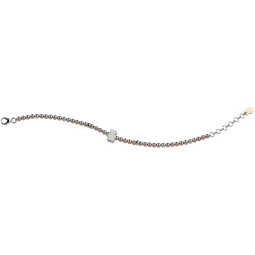 White Gold Tennis Bracelet with Blue Zircons