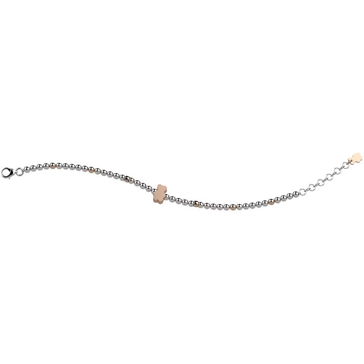 White Gold Tennis Bracelet with Blue Zircons