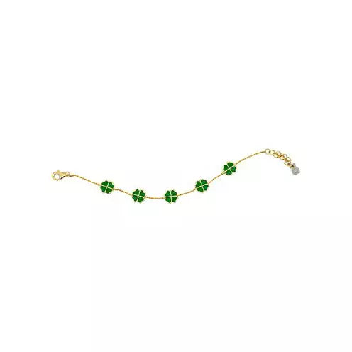 White Gold Tennis Bracelet with Blue Zircons