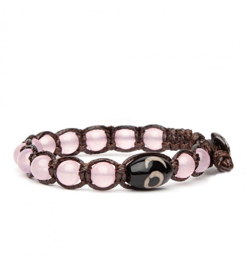 Bracciale originale tibetano Tamashii realizzato con pietre naturali GIADA LAVANDA Bracciale originale tibetano Tamashii realizzato con pietre naturali GIADA LAVANDA