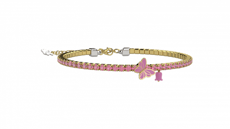 Bracciale Tennis Mamma Argento
