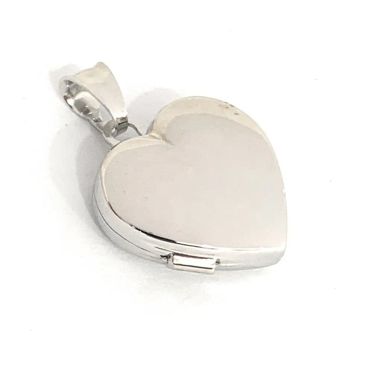 Pendente Portafoto Cuore Argento Lucido