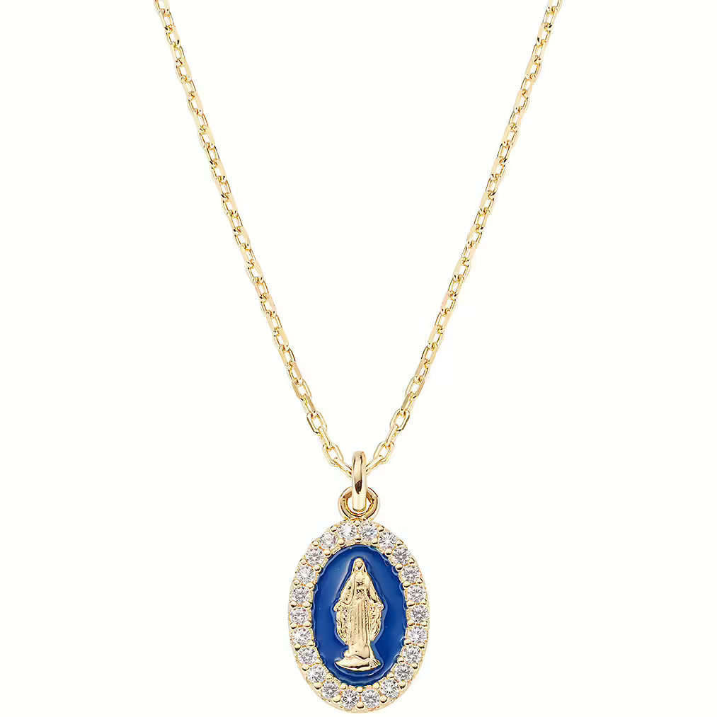 Collana Amen Sacro Argento Dorato