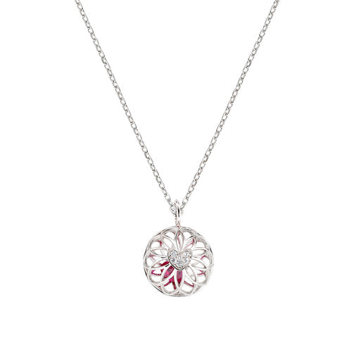 Amen Call Angels Ruby Heart Necklace