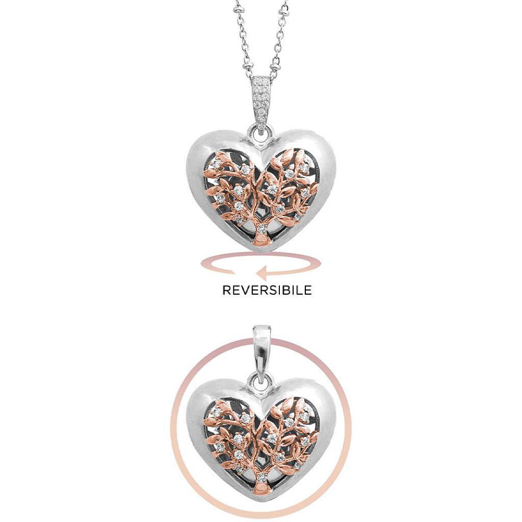 Collana Chiama Angeli For You a Forma di Cuore con Albero della Vita