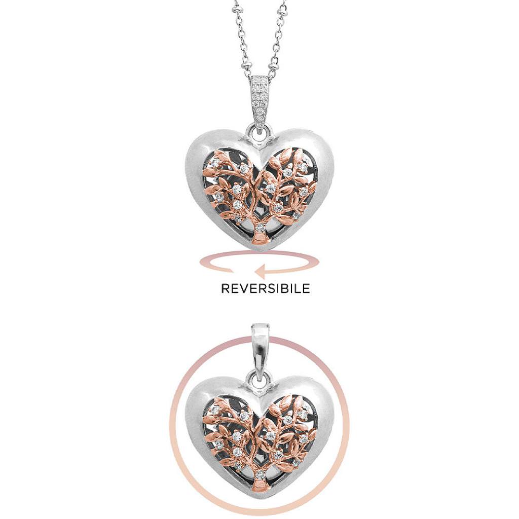 Albero della vita, collana con urna a forma di cuore per cenere Albero della vita, collana con urna a forma di cuore per cenere