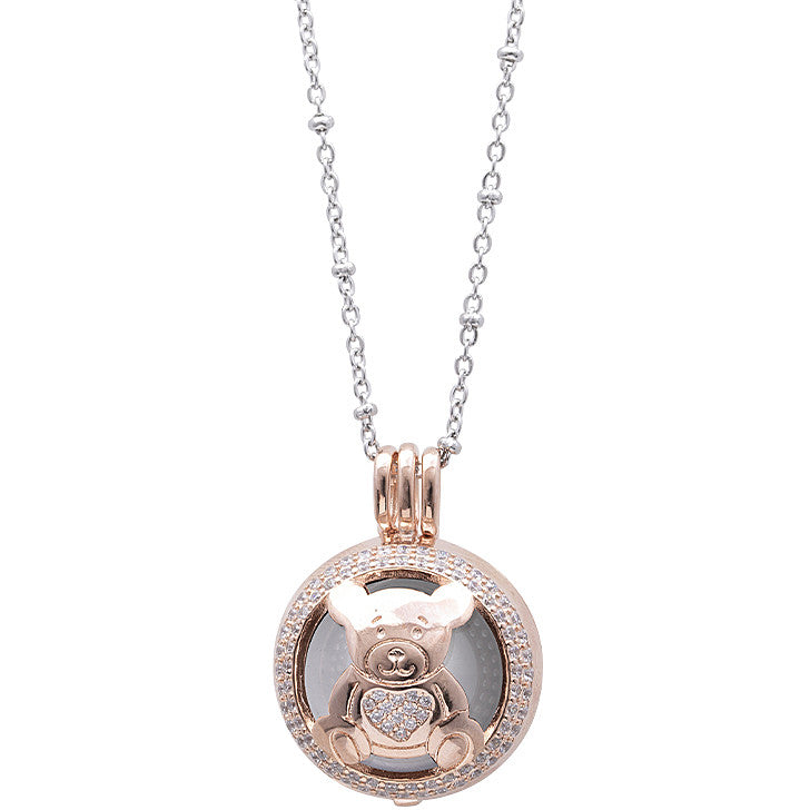 Call Angels For You Teddy Bear Necklace