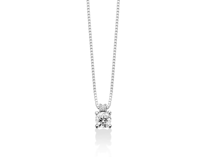 Miluna Point of Light Pendant with Diamond