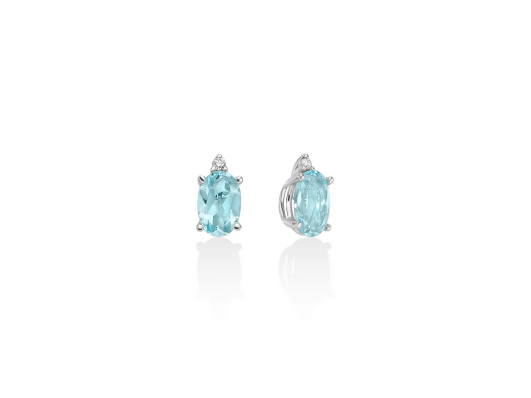 Sky Gem Topaz Earrings 