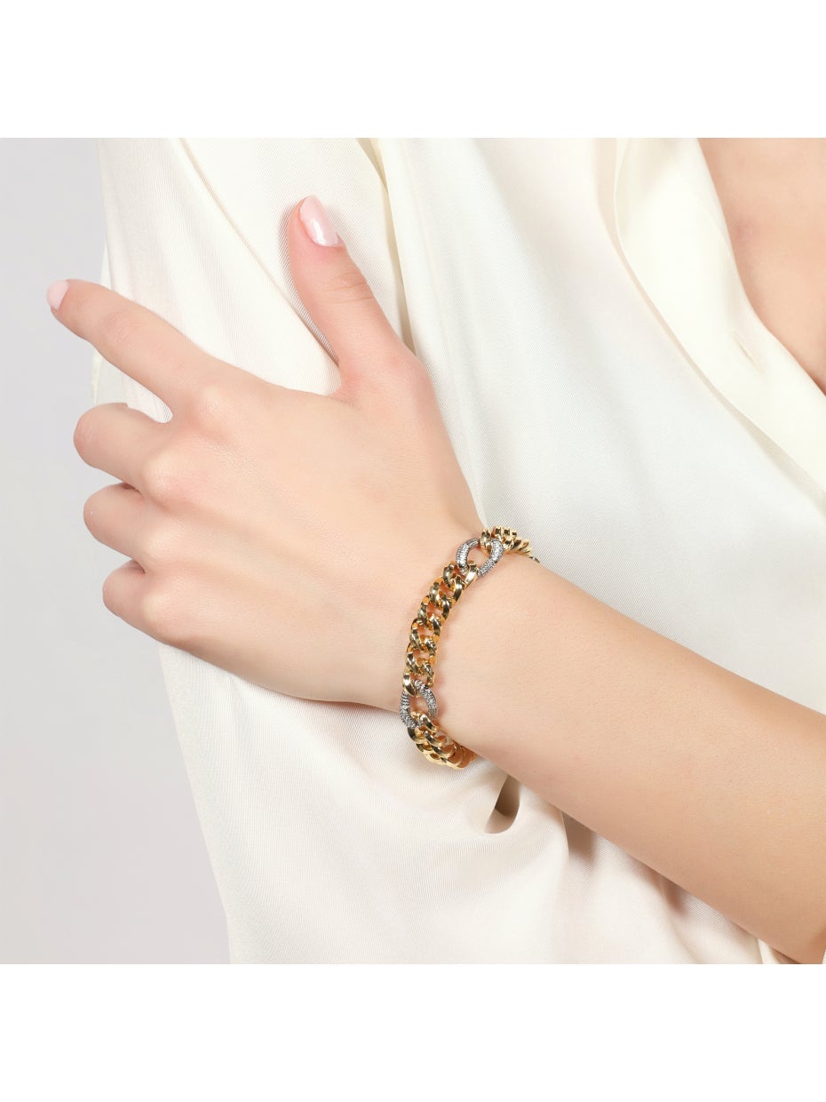Bracciale Unoaerre Grumetta Bicolore