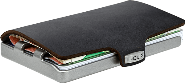 Portafoglio I Clip Original Soft Touch Nero