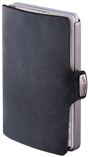 Portafoglio I Clip Original Soft Touch Nero