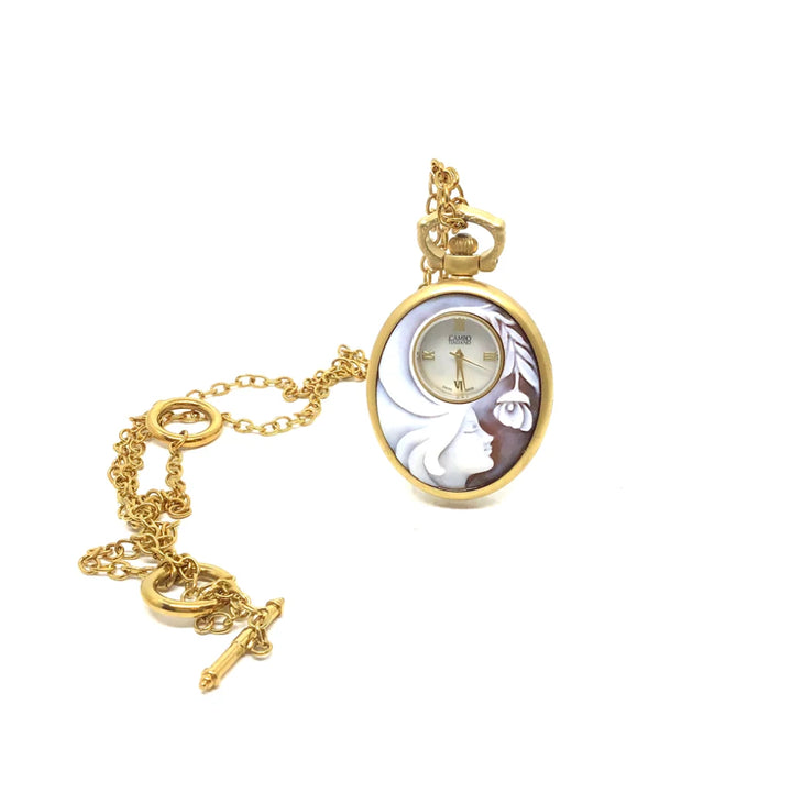 Italian Cameo Necklace with Pendant