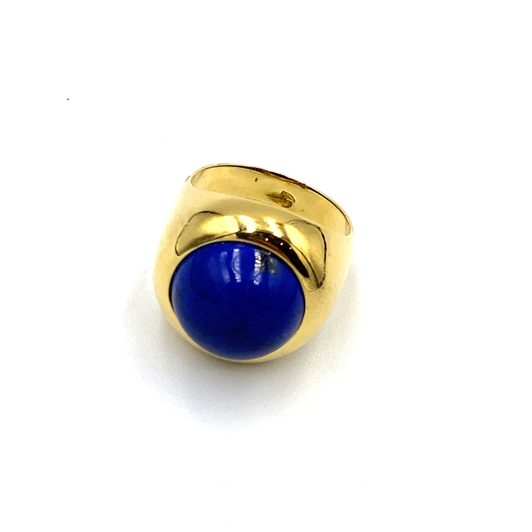 Anello Lapis Oro Giallo