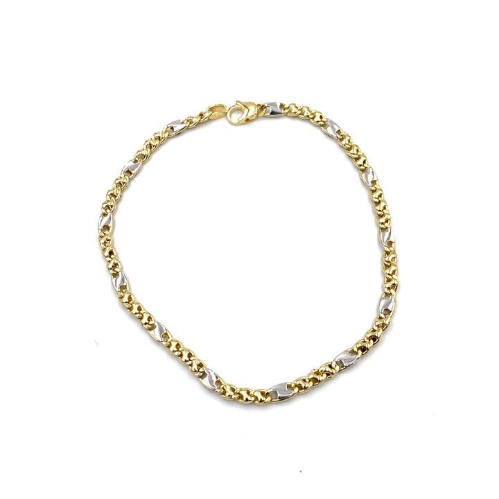 Bracciale Bicolore Oro