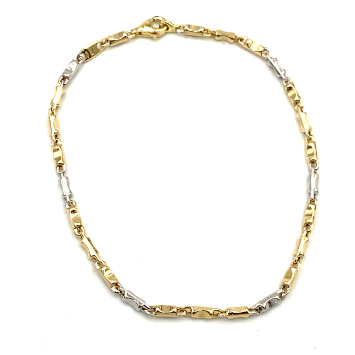 bracciale donna oro bicolore siciliano gioielli