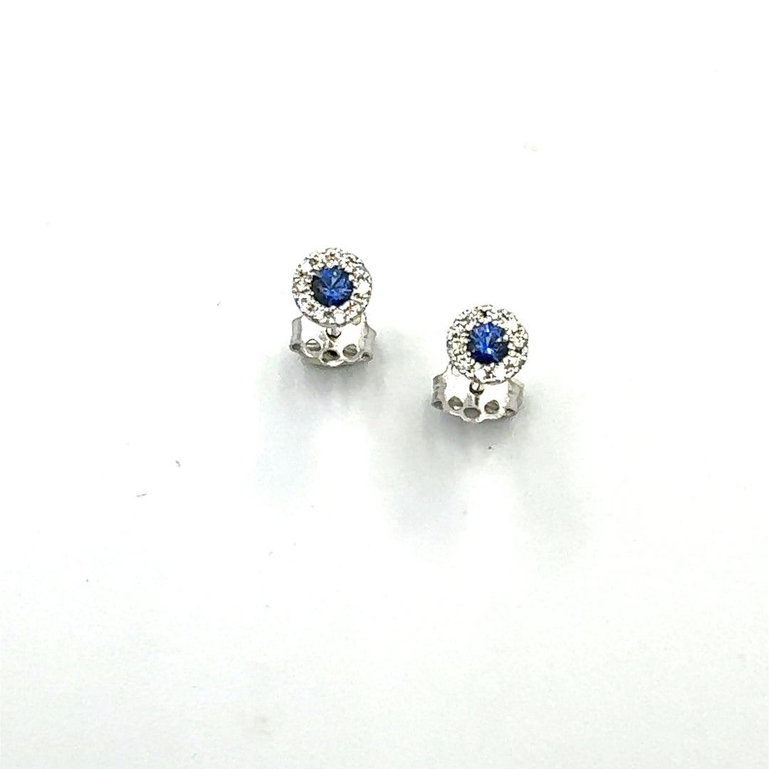 Clesi Blue Sapphire Earrings