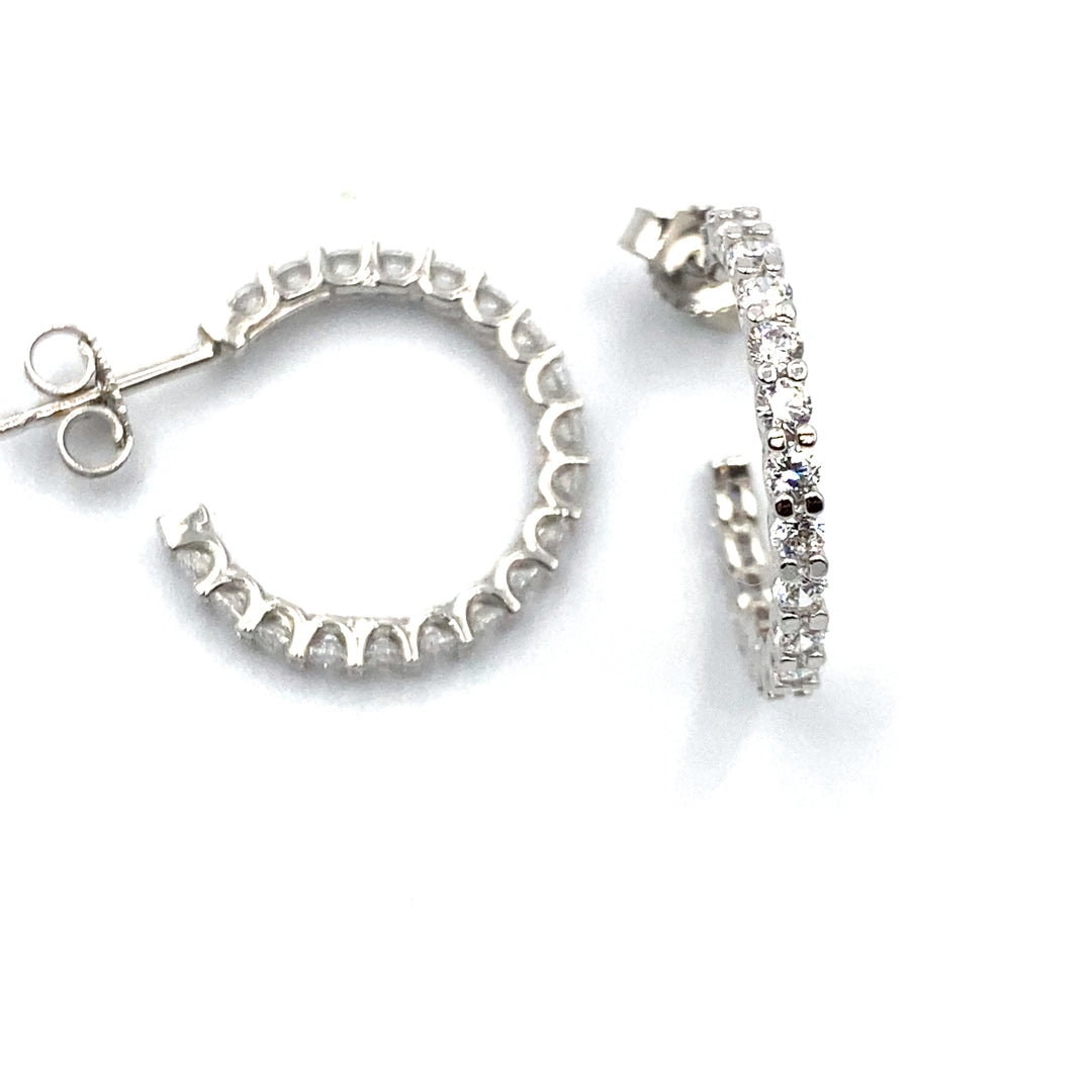 anello in oro bianco con zirconi  da donna siciliano gioielli 