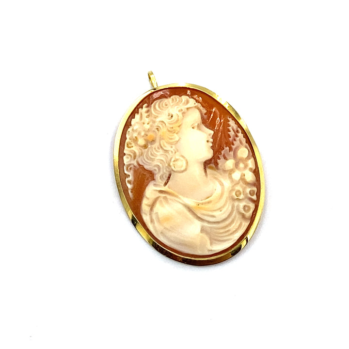 Pendente Cameo Conchiglia Sardonica