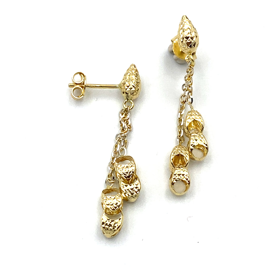 orecchini in oro roberto novello - siciliano gioielli 