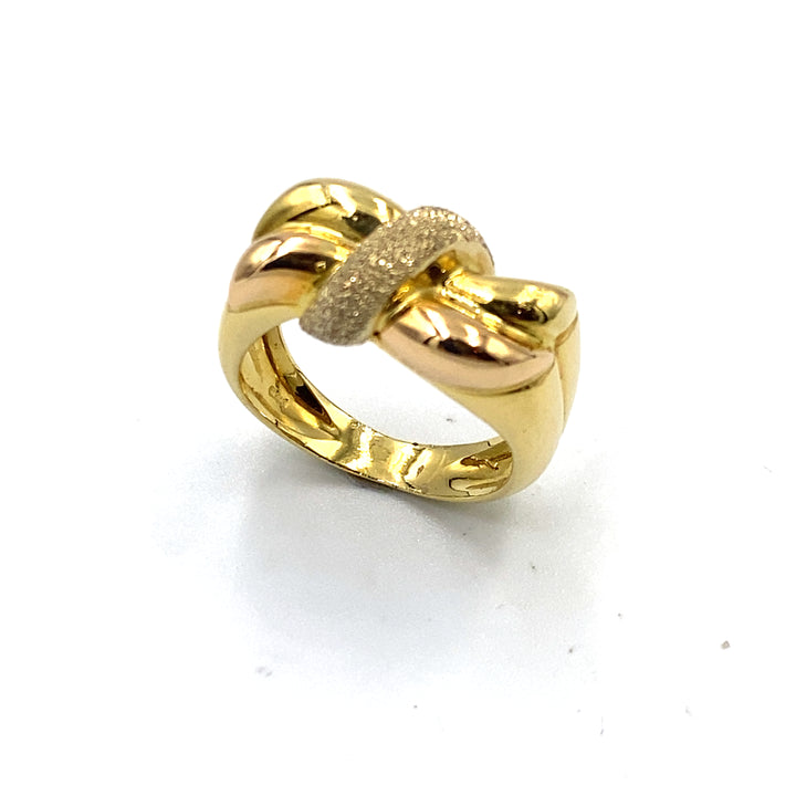 Anello Fiocco Oro Giallo