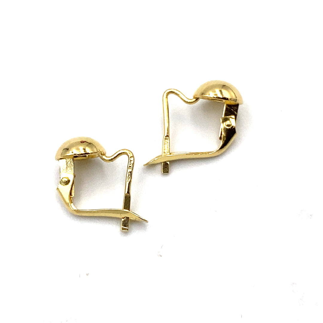 Orecchini in oro giallo pendenti con perle - Sari Gold Orecchini in oro giallo pendenti con perle - Sari Gold