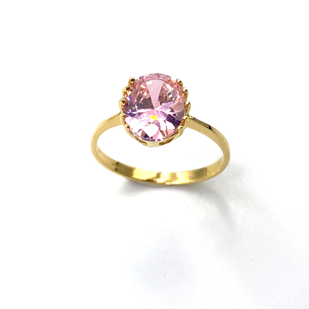 anello oro giallo  e rosa di  francia siciliano  gioielli 