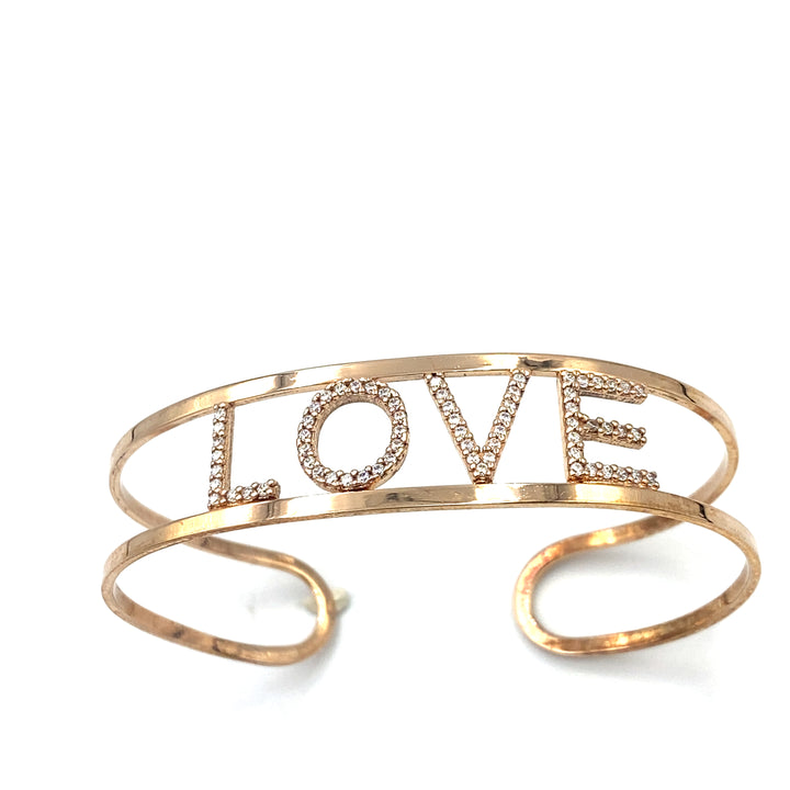 Bracciale Rigido Argento Love