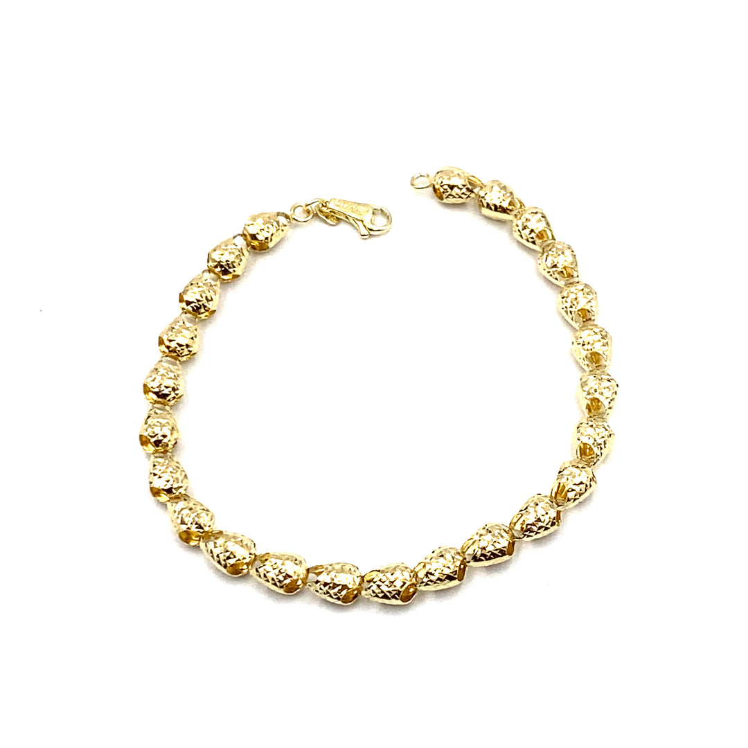 bracciale in oro giallo  siciliano  gioielli 