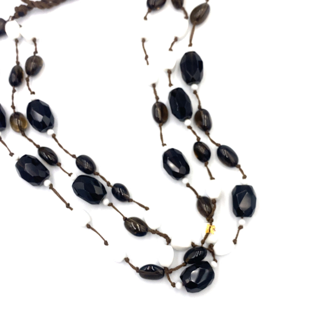 Rajola Norma Smoky Quartz necklace